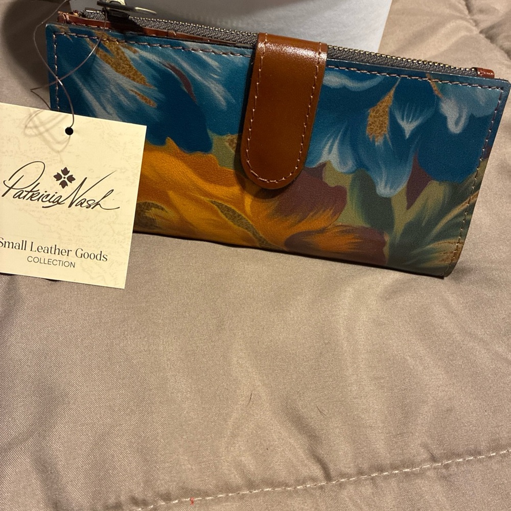 Patricia nash marigold harvest nazari leather wallet - Picture 3 of 6